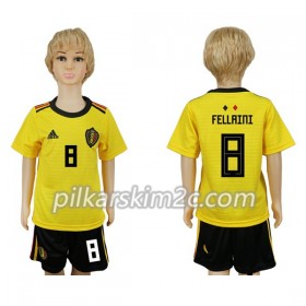 Koszulka Belgia Fellaini 8 Dziecięca Precz Mistrzostwa Świata 2018 - Koszulki Piłkarskie